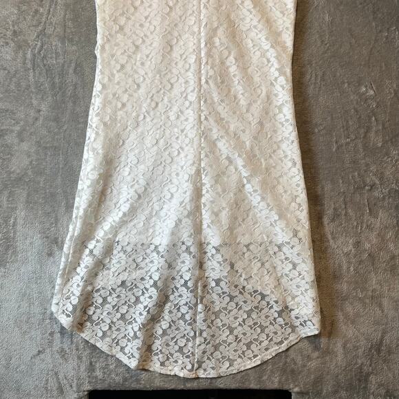Ariat Women’s White Lace Hi Low Dress Size Small - Picture 8 of 10